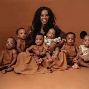 SH.Sending congratulations to them! Joy fills the air as an African-American mother marks her six children’s 1st birthday after years of struggling with infertility.SH